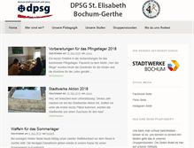Tablet Screenshot of dpsg-gerthe.de